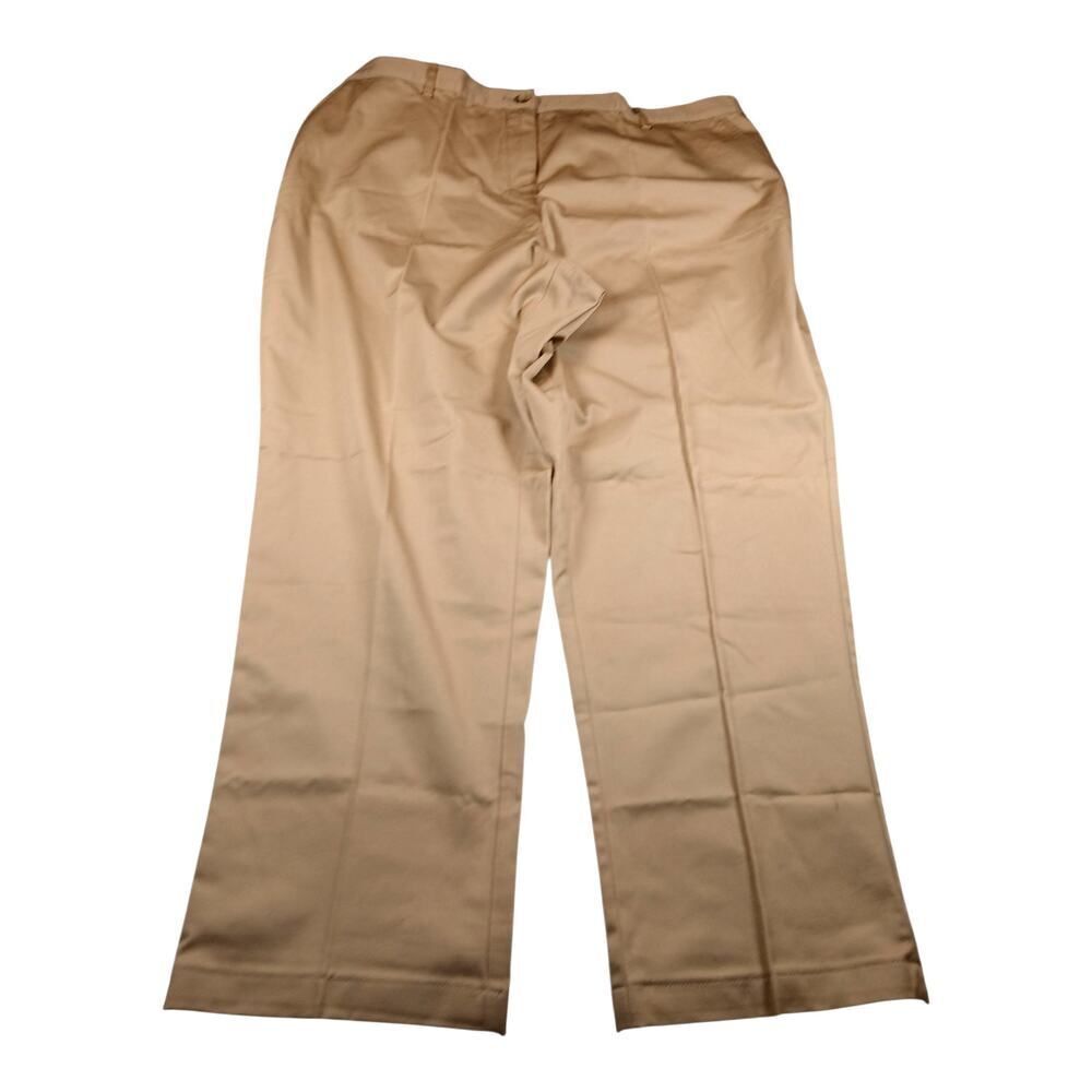 Lands End Women's New Beige High Rise Straight Leg Pants - Size: 20W